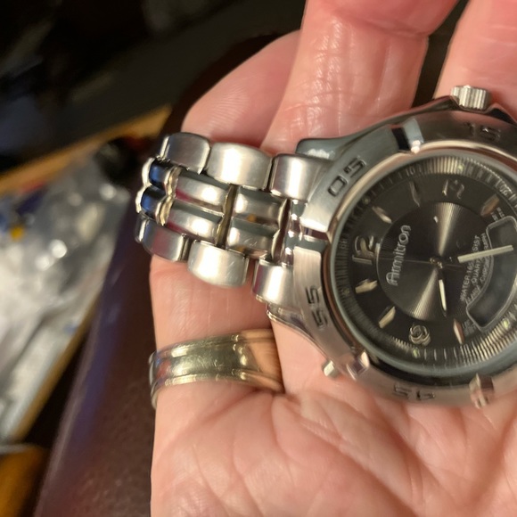 MENS VINTAGE ARMITRON MULTI  FUNCTION BRACELET WATCH. - Picture 10 of 10